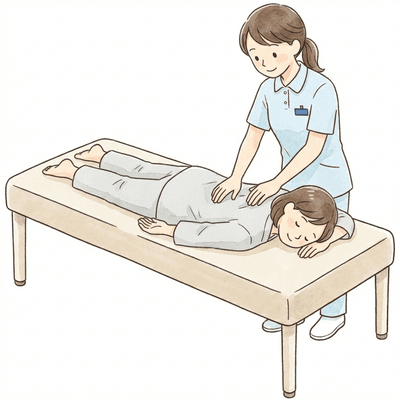 施術(ゆらし療法)